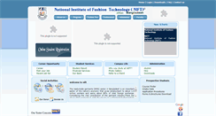 Desktop Screenshot of nift.edu.bd